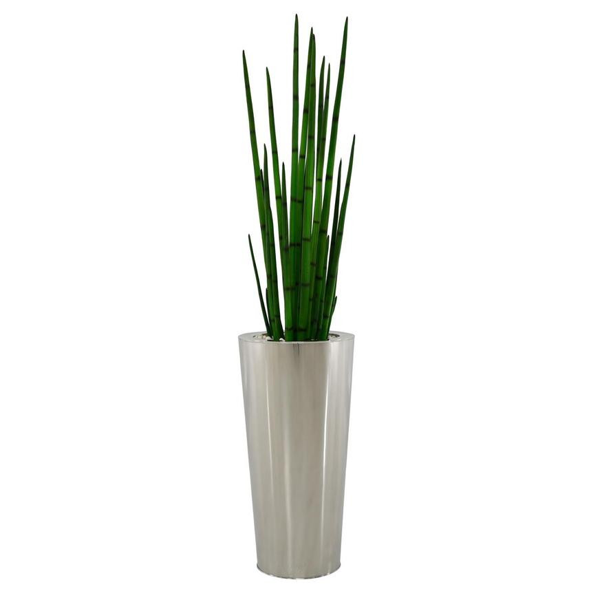 Snake grass (4 ft) with metallic cone planter - CFA Design Group